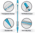 Mr. Pen Pastel Mechanical Pencil Set with Black Lead and Eraser Refills, 0.3 to 2mm Cute Aesthetic Mechanical Pencils