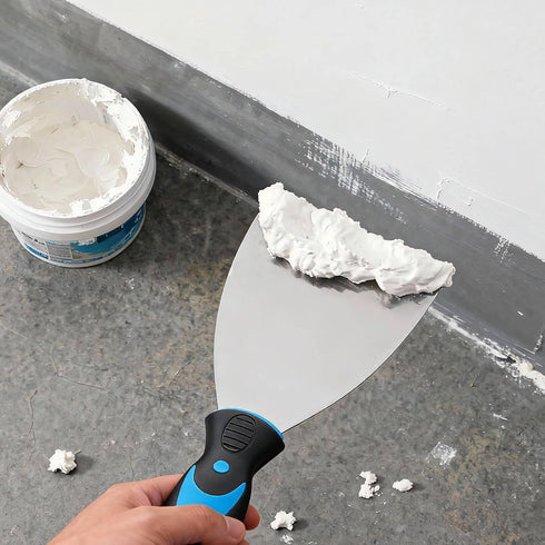 Cnnzdo 6 Pack Set Spackle (1", 1.5", 2", 3", 4", 5") Putty Knife Stainless Steel & Paint Scrapers | Flexible Metal