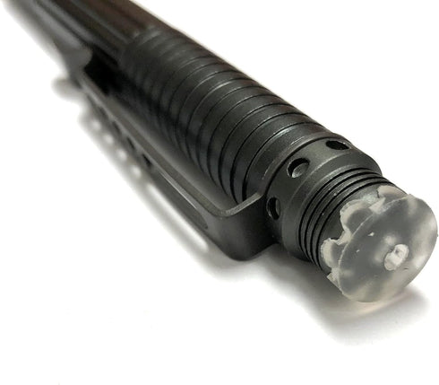 Uzi Tactical Pen, Ultra Durable Aircraft Aluminum, Real Ballpoint, with DNA Catcher, Gun Metal