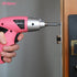 Hi-Spec Electric Screwdriver 27pc 3.6V Pink USB Small Power Screwdriver Set, Rechargeable with Driver Bit Set