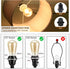 1Set 13"x13"x10" E26/E14/Spider YOKIVE Drum Lamp Shades for Table Lamps, Linen Lampshade Easy Assembly Lamp Shade