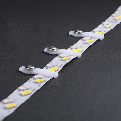200 200 10 mm 3528/5050 Mudder Pieces LED Strip Light Clips Mounting Bracket Fixing, One Side Fixing Clips with Pieces