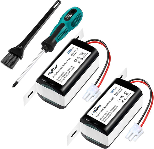 Replacement Battery for ILIFE A4S Robot, 2800mAh, Compatible with A4, A4S Pro, A6, A7, A9, A10, V3x, V7, V7s Plus, V7
