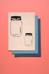 Mason Jar Custom Stencil, 8.5" x 11", Reusable & Sturdy for Crafts, Art & DIY Projects