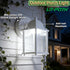 9.5W 800 5000k-Matte 1-Pack LIT-PaTH Outdoor LED Wall Lantern, Wall Sconce as Porch Light, Lumen, Aluminum Housing Plus