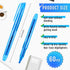 Fuutreo 60 Pack Pastel Highlighters, Bright Color Chisel Tip Dry Quickly Safe Pens for Adults Home School Office (Blue)