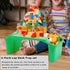 6Pcs 19.7x9.8x7.1in (6, Kids Lap Desk Tray, Plastic Breakfast Laptop Trays with Side Pockets, Stackable Activity Table