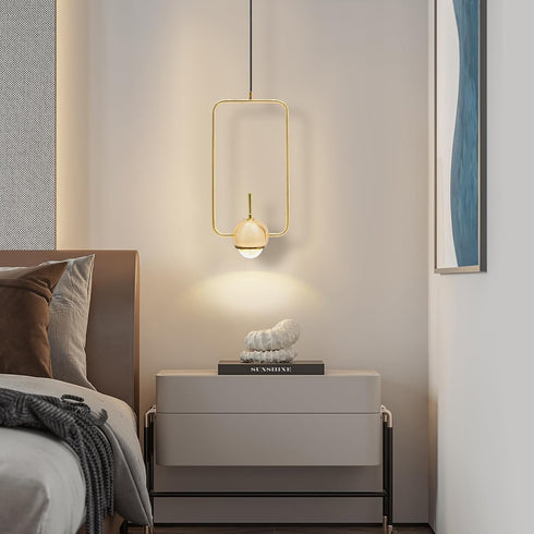 BILPIKOGoo Modern Farmhouse Gold Pendant Lighting for Kitchen Island, Industrial Entryway Light Fixture Hanging