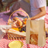 Ckhoid 100 14" 8.3" 3.5" 100Pcs PCS Bread Bags for Homemade Breads, x x Sourdough Bread Bag with Window for Bakery