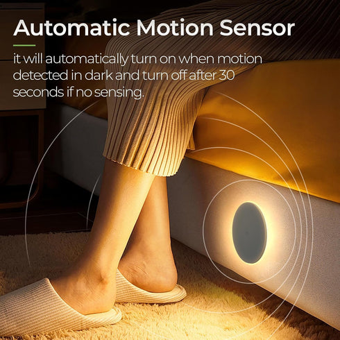 2000mAh Indoor Backlit Wall Sconce, Dusk to Dawn Motion Sensor Wireless Adjustable Brightness Rechargeable Night Light