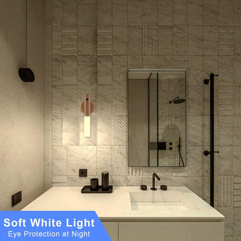 Set 2 360 2pcs) LANDGOO LED Automatic Motion Sensor Lights Wall Lamps of Sconces Battery Operated Rechargeable Portable