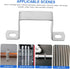 4pcs Square Tube Buckle U Clamps, Square Tube Connector for Mounting Cable Clamp, 304 Stainless Steel