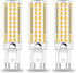 Dimmable G9 LED Bulb 3000K Warm White, T4 G9 6W Replacement for