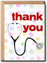 EdgarGifts Funny Thank You Card - Veterinary Card - Thanks Vet Card -