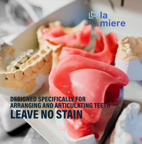 20PCS Dental Base Plate Wax Sheets, Molding Casting Utility for Denture, Bite Casting Laboratory Supply