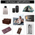 Faraday Fabric (43"W × 108"L + 300"L Tape), EMP Proof Military Grade Cloth, Blocks Cellular Signals, WiFi, Bluetooth