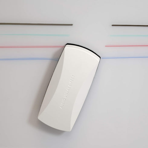 Audio-Visual Direct Magnetic Eraser for Dry-Erase Boards