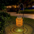 (2) Solar Outdoor Lanterns Waterproof, Hanging Rattan Lantern Lights for Outside, Solar lamp Outdoor Chandelier Idea