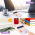 Mechanical Switch Calculator with Big Buttons, 12 Digits, Large LCD Display, Cute Pink Calculator for Office