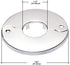Floor and Ceiling Plate Split Flange, Fits 1 Inch IPS Galvanized Pipe or 1-1/4 Inch Copper Pipe, Chrome Finish
