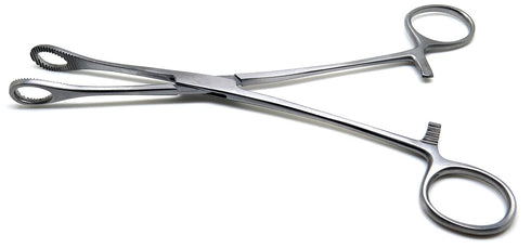 Premium Instruments 9.5" Foerster Sponge Forceps Straight Serrated Surgical Holding Veterinary Instruments