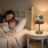 Dimmable ALAZA Table Lamp for Bedroom Nightstand Western Aztec Bedside Lamp with USB Port Fabric Shade Desk Lamps