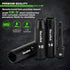 12 1/2-Inch 12-Point Set, 10mm 24mm, 1/2" TecoTek Pieces Drive Deep Metric Impact Socket Cr-V, to Drill Socket Adapter
