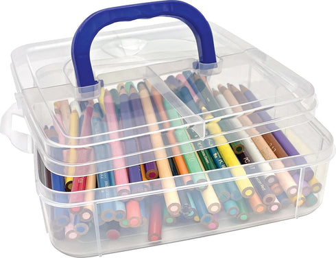 Teacher Created Resources Clear Stackable Storage Containers (TCR20449), 7"L x 6.5"W x 5.38"H by Teacher Created Resources