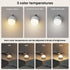 SCOPOW 2Packs E26 Rechargeable Light Bulbs with Remote Control Timer and 3 Color Temperature 350LM Magnetically Battery Operated Light Bulbs Dimmer LED Light Bulbs for Non-Hardwired(E26, 2) by SCOPOW