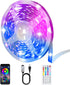 TK99SW LED Lights for Bedroom, 65ft Smart RGB Music Sync Bluetooth App &