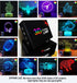 HPBN8 Ltd 3D 7/16 Optical Illusion Ballet Night Light USB Powered Touch Switch Remote Control LED Decor Lamp Colors