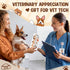 Motiskyy 20 Sets Graduation Gifts Bulk Dog Ballpoint Pens Animals Retractable Badge Reels with Nothing But Funny Thanks