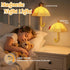 3 Dimmable Umbrella Night Light for Kids, Levels Silicone Tap Lamp for Baby Nursery, Rechargeable Squishy Bedside Night