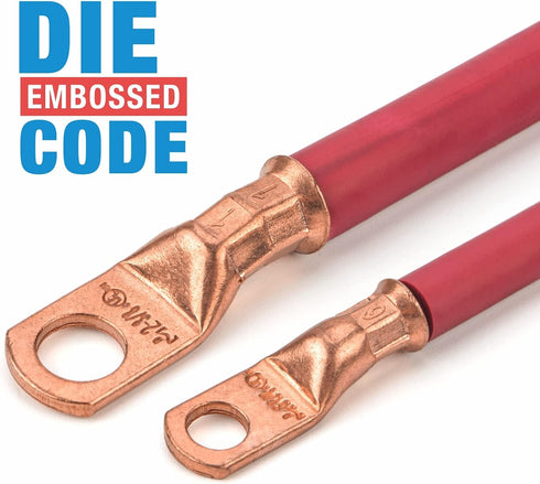8, 6, 4, 2, 1, 1/0 iCrimp Battery Cable Lug Crimping Tool for AWG Heavy Duty Wire Lugs, Battery Terminal, Copper Lugs