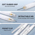 Four Candies Cute Mechanical Pencil Set with Case - 3PCS 0.5mm Pencils with 180PCS HB Lead Refills, Erasers for Students