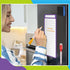 Set of 20 Magnetic Dry Erase Board Notepads for Fridge 11.8 x 3.94'' with Erasable Pen and Board Eraser