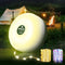 Allspark Camping String Lights Rechargeable, 4 in 1 Quick Storage 32.8FT Tent String