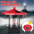 WDFS 11x10.5 cm, Lighthouse, Solar Powered LED Rotating, Waterproof, Outdoor Decorative Light for Garden, Yard, Patio