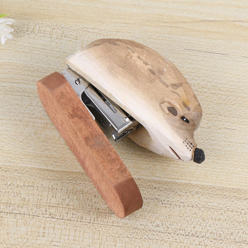 Mini Stapler with Staples, Small Cute Stapler for Desk, Hedgehog Animal Supplies for Student or Office Use