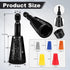 Jheoyrt 4 8 24 2 7 Pcs Multifunctional Wire Twister Tool for Drill, Lightweight Wire Nut Twister Compatible with to Awg