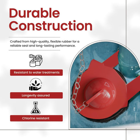 Hinge Toilet Flapper Replacement for Kohler Models Solution for Leak & Water Waste