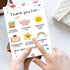 YiKaLus Cute Thank You Card for Teachers, Great Teacher Appreciation Gifts for Men Women, Thank You for Helping Me Grow