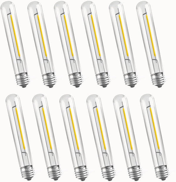 12 Pack LED Replacement Bulbs E12, T13 LED Light Bulbs for Outdoor