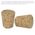 MECCANIXITY Tapered Cork, 27x21x31mm Wooden Leakproof Soft Cork Stoppers for Wine Bottle Crafts, Pack of 6