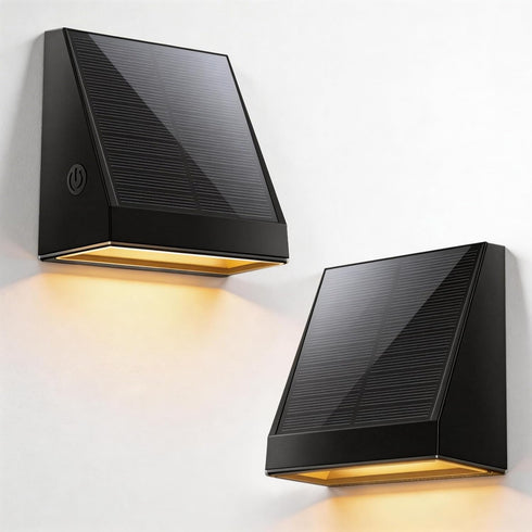 Solar Wall Light Outdoor, Radar Motion Sensor Lights Dawn Lighting Wall Sconce