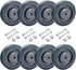8 Pack 5" Shopping Cart Replacement Wheels Kit | Silent Supermarket Casters