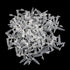 500PCS 0.5ML Clear Plastic Graduated Microcentrifuge Test Tubes with Attached Lid for Lab Sample Storage