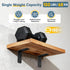 3"3"1.2" 90 (Black-8PCS) L Bracket for Wood, Degree Angle Bracket, Galvanized Corner Brace for Wood Post, Floating