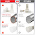 AIRIC Closed End Crimp Connectors 100 Pcs for 12-10 AWG Wire Splice Caps Electrical Connector Terminals