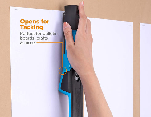Bostitch Office Epic Metal 3 In 1 Stapler, 25 Sheet Capacity, Includes 210 Staples in Storage Compartment